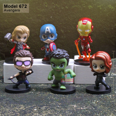 Action Figure Set - Model 672 : Avengers